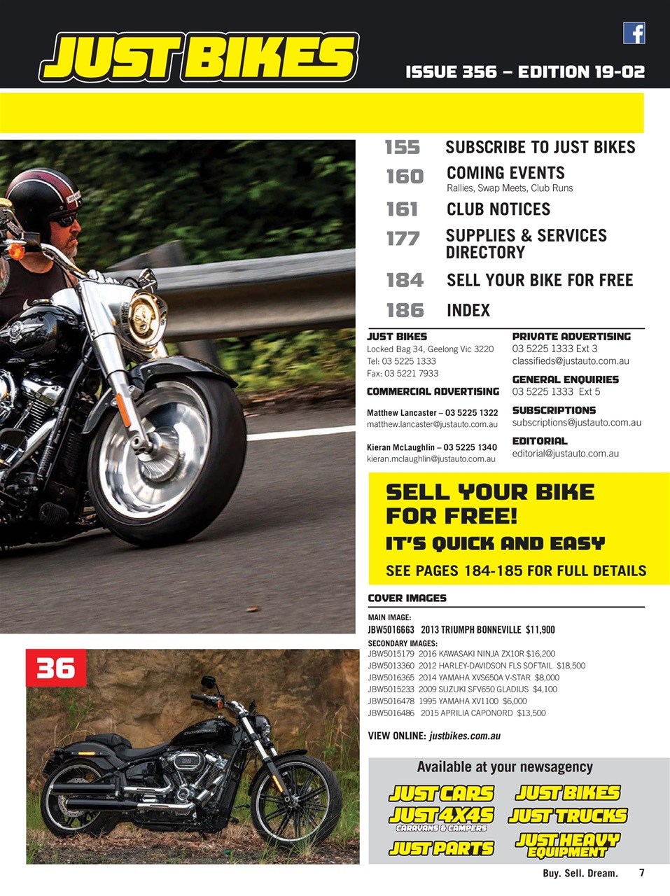 JUST BIKES Preview Pages