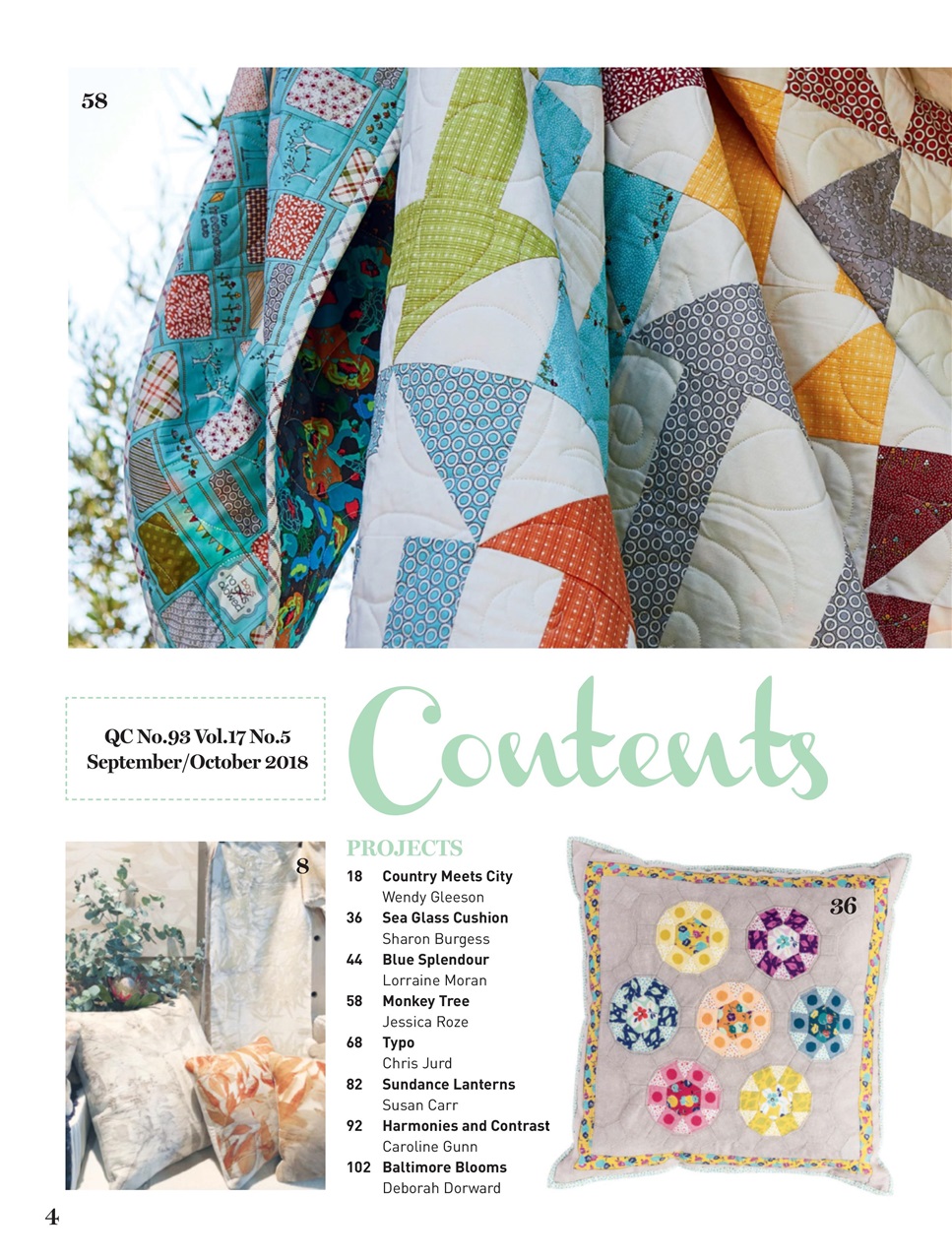 Quilters Companion Preview Pages