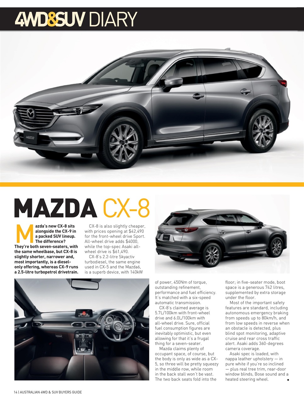Australian 4WD and SUV Buyers Guide Preview Pages