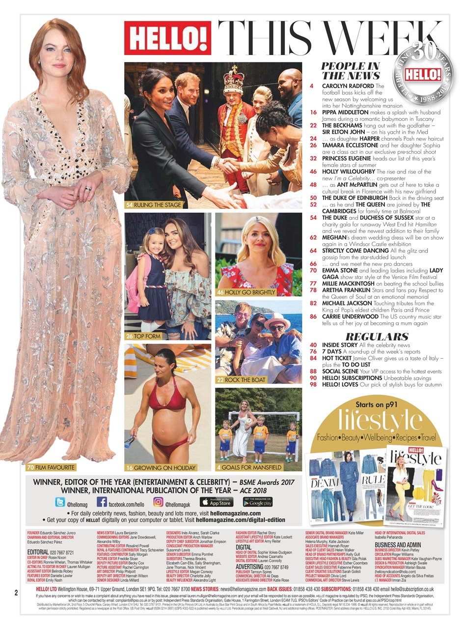 Hello! Magazine Preview Pages