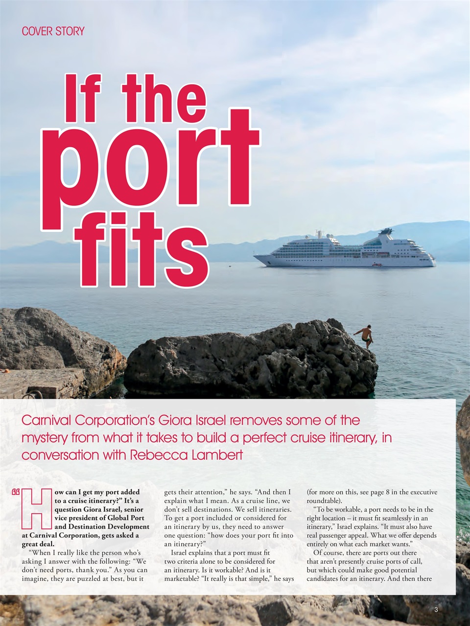 Cruise & Ferry Preview Pages
