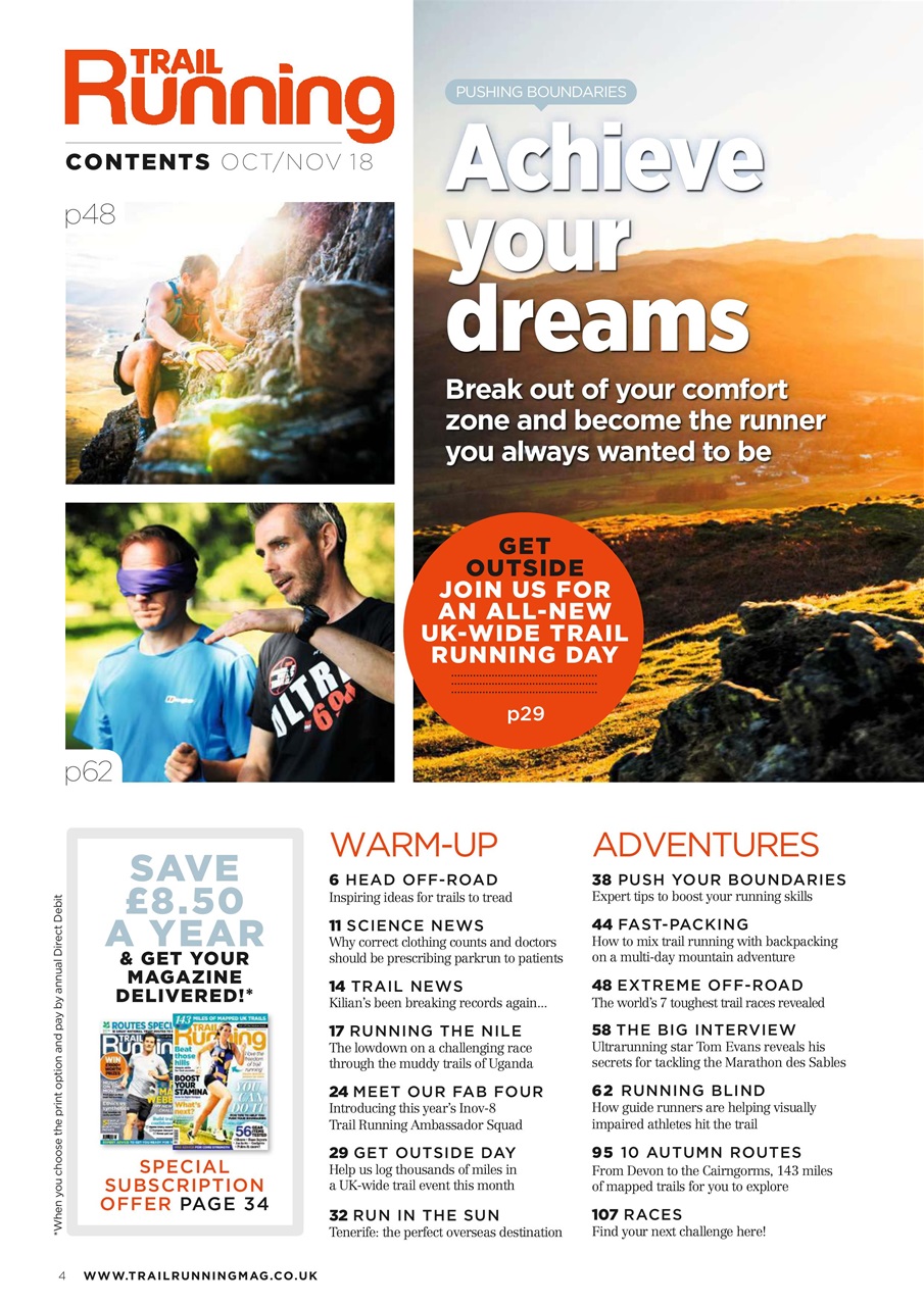 Trail Running Preview Pages