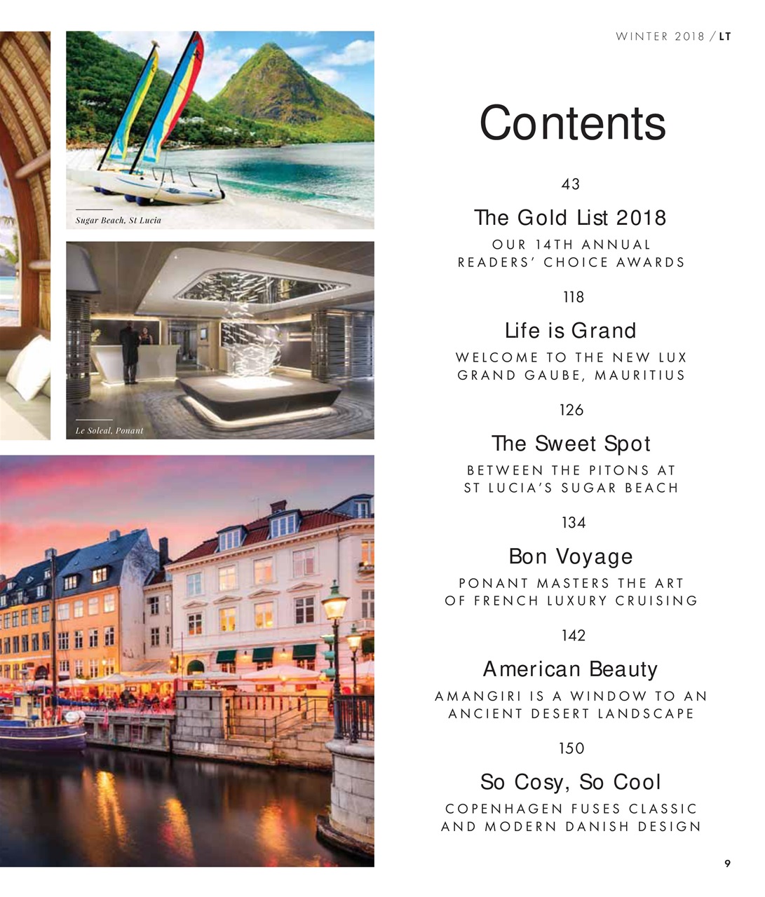 Luxury Travel Preview Pages