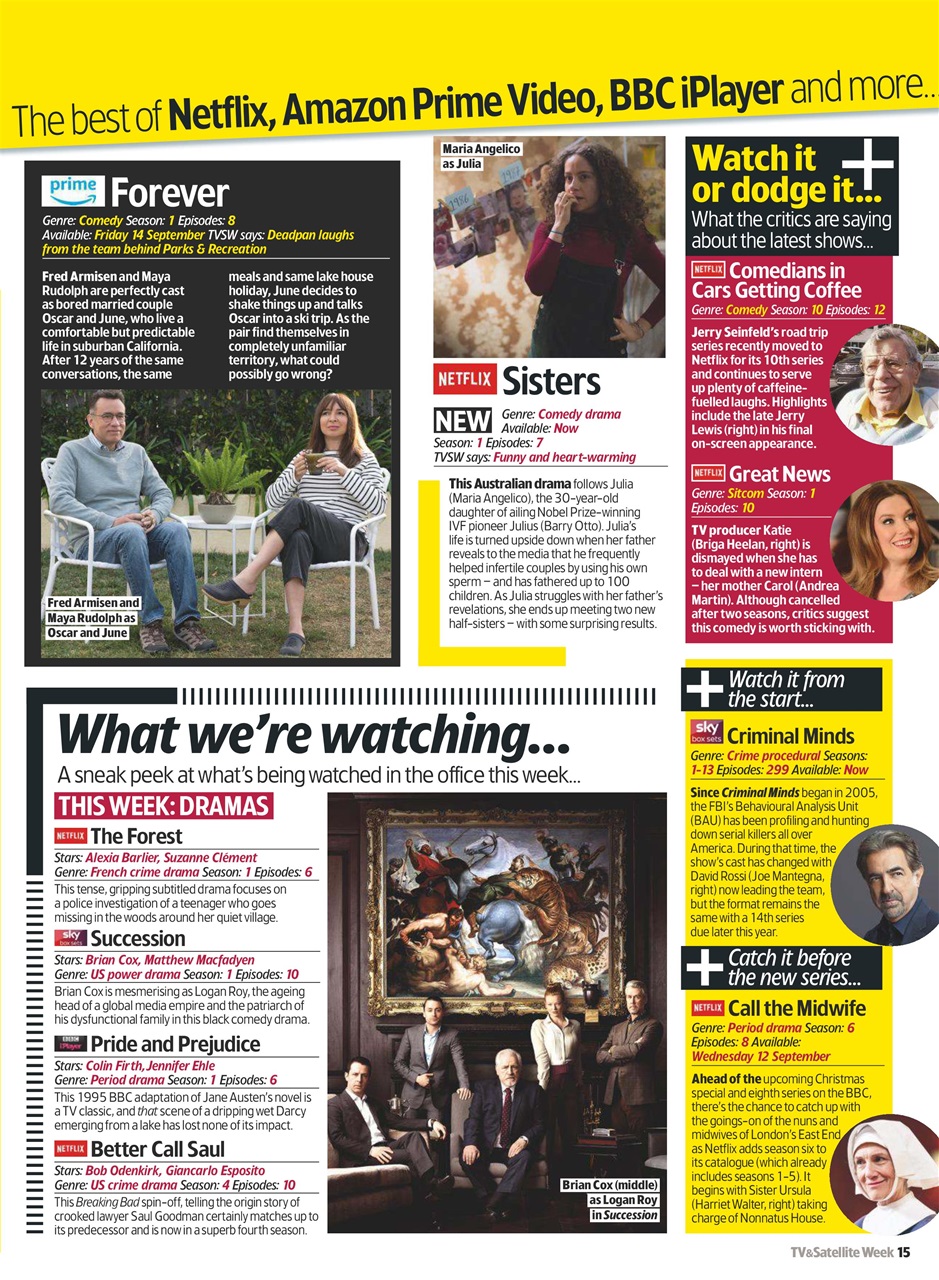 TV & Satellite Week Preview Pages