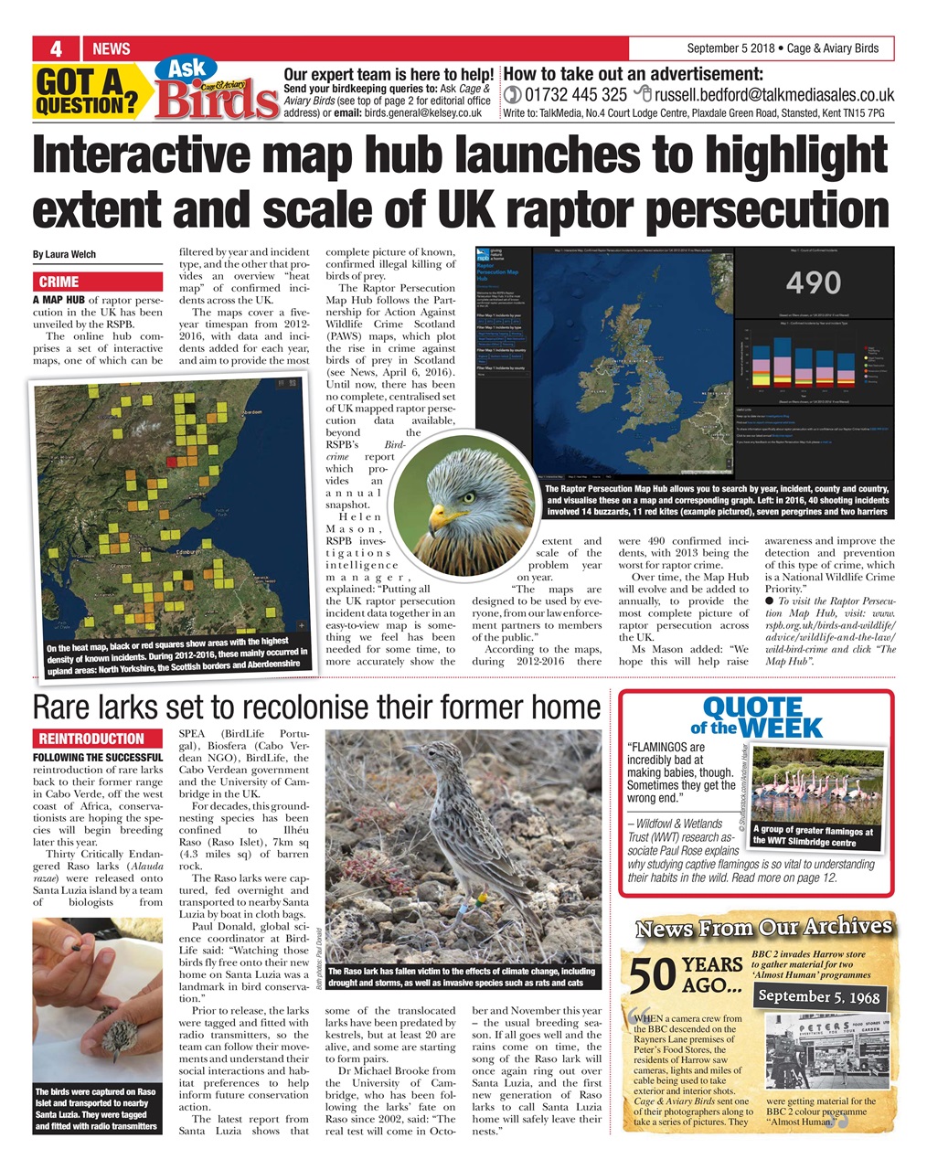 Cage & Aviary Birds Preview Pages