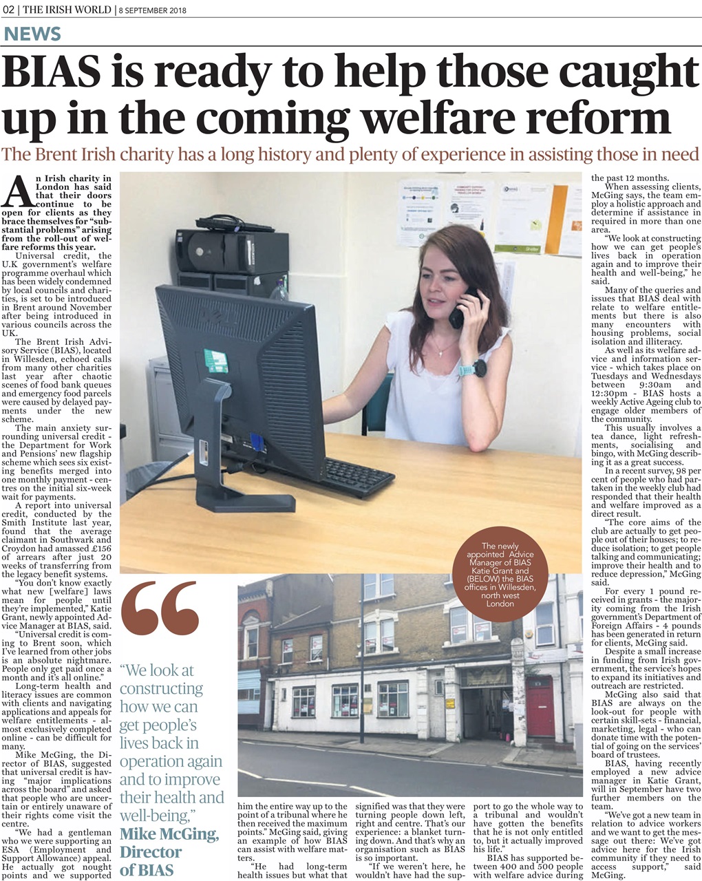 Irish World Preview Pages