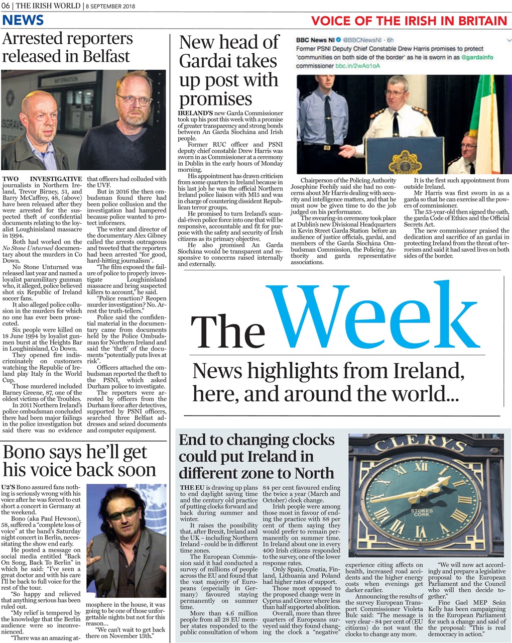 Irish World Preview Pages