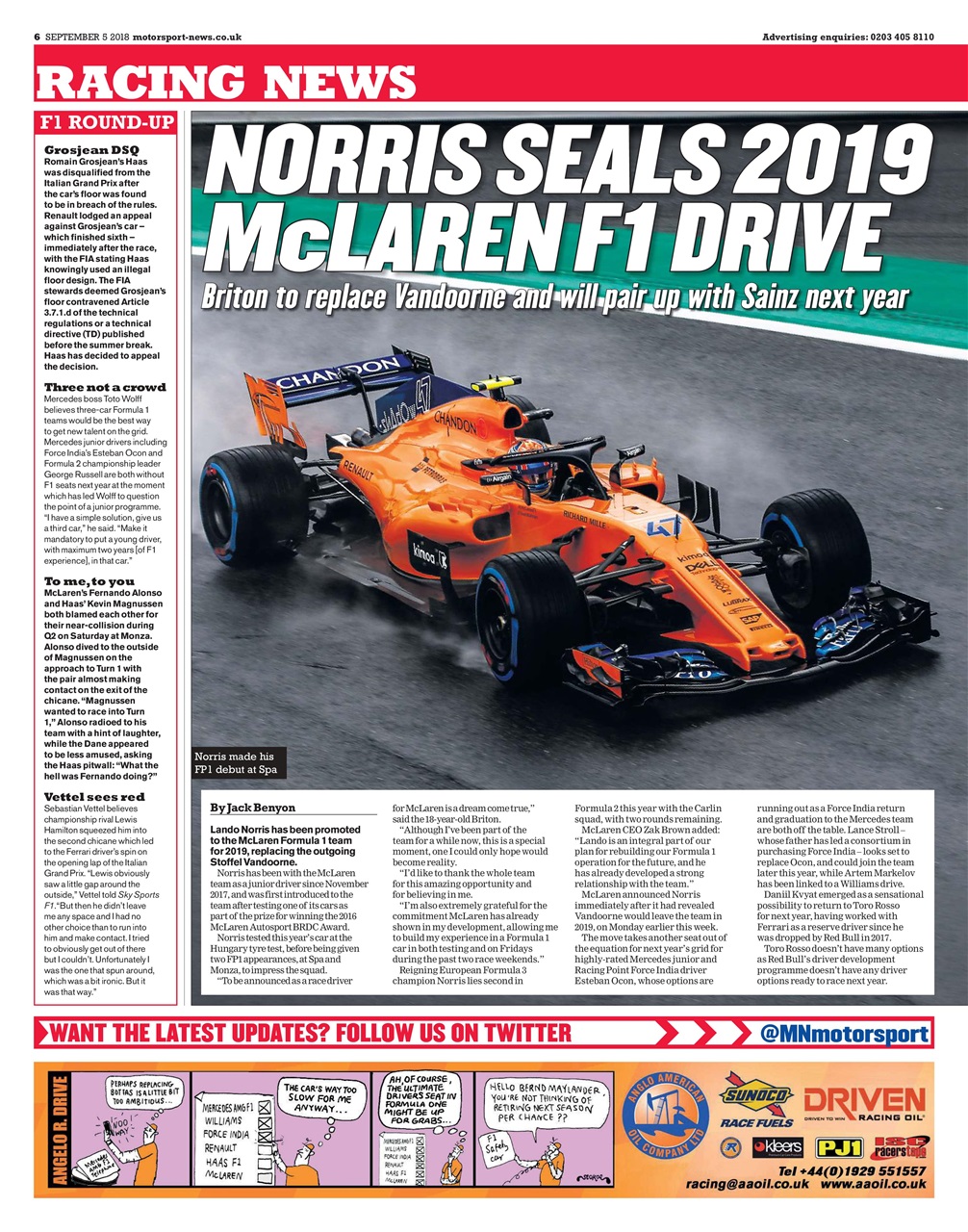 Motorsport News Preview Pages