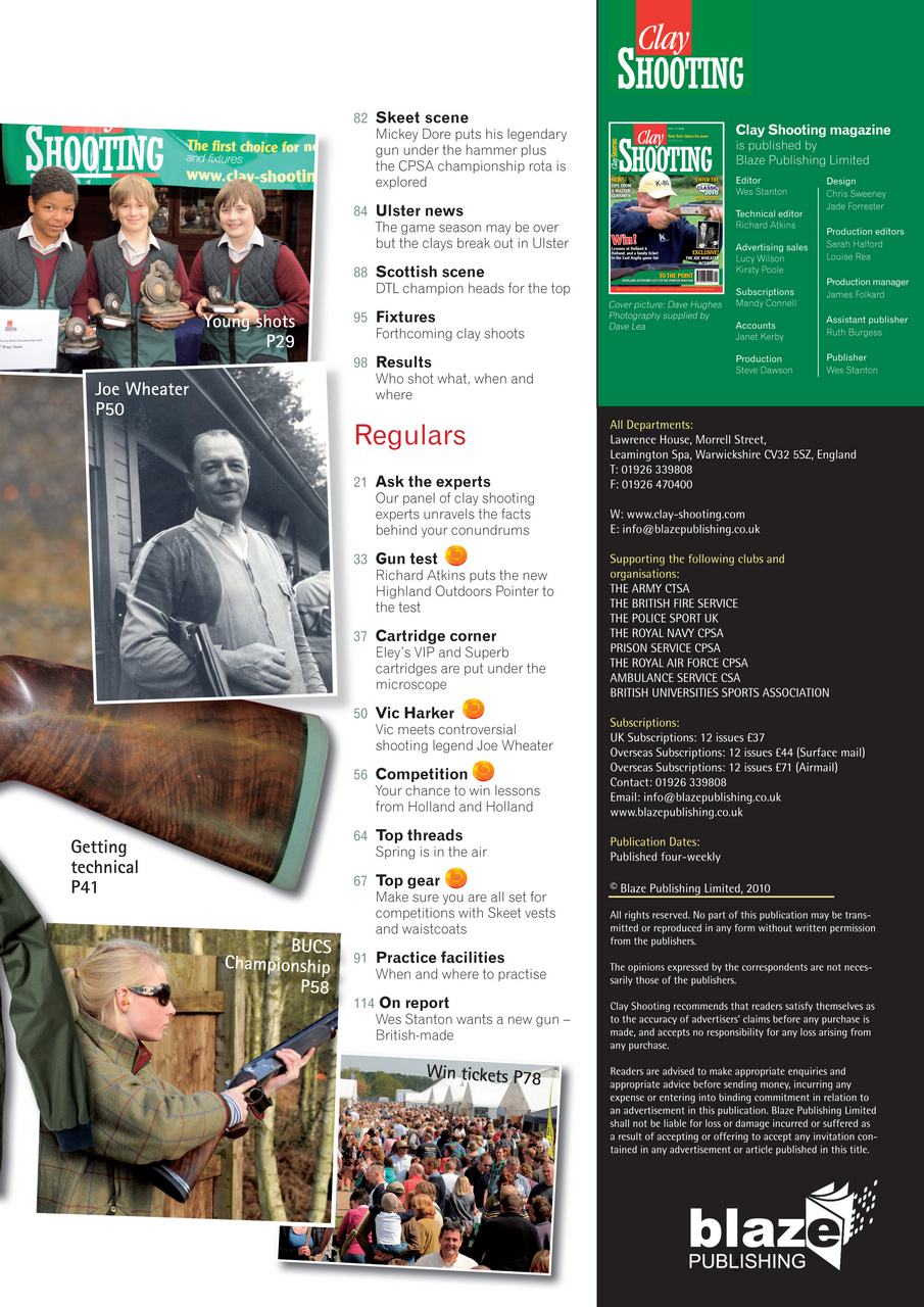 Clay Shooting Preview Pages