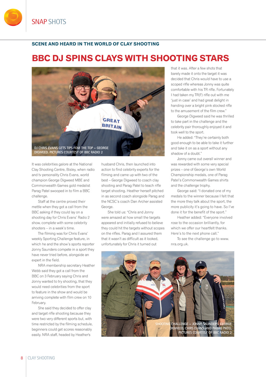 Clay Shooting Preview Pages