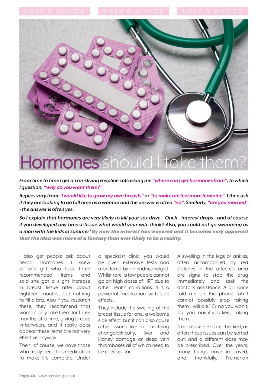 Transliving Magazine Preview Pages