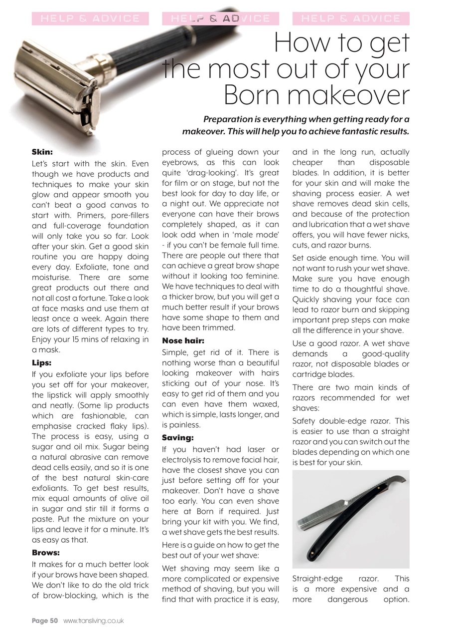 Transliving Magazine Preview Pages