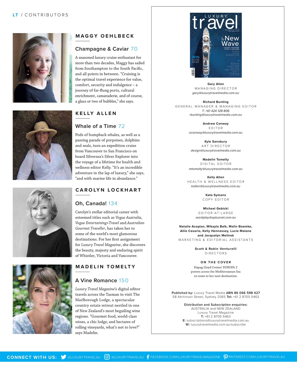 Luxury Travel Preview Pages