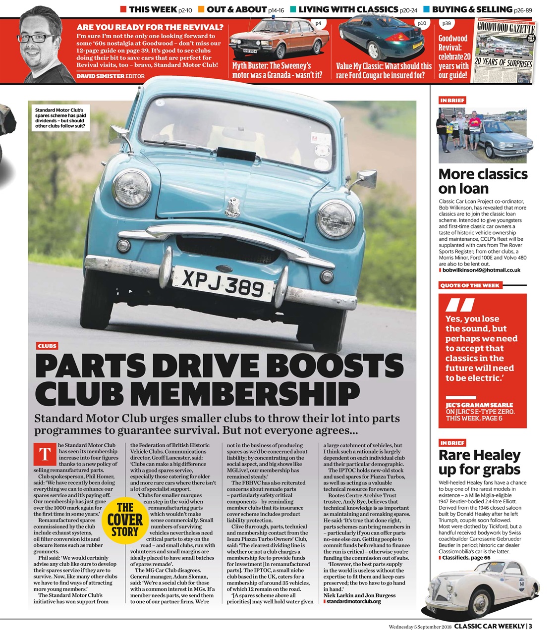 Classic Car Weekly Preview Pages