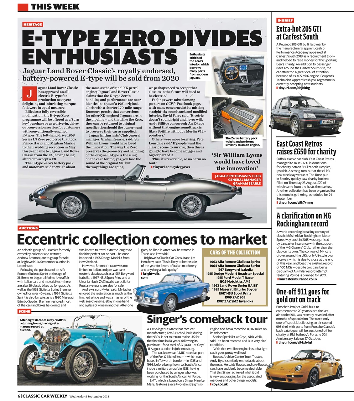 Classic Car Weekly Preview Pages
