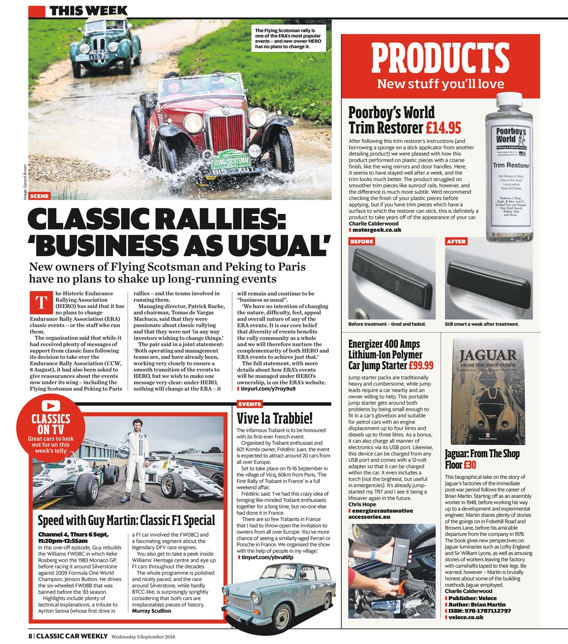 Classic Car Weekly Preview Pages