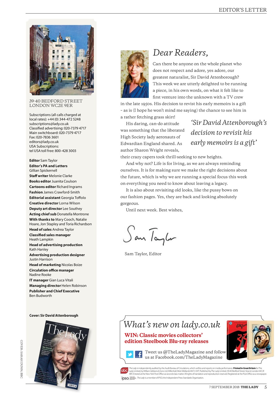 The Lady Preview Pages