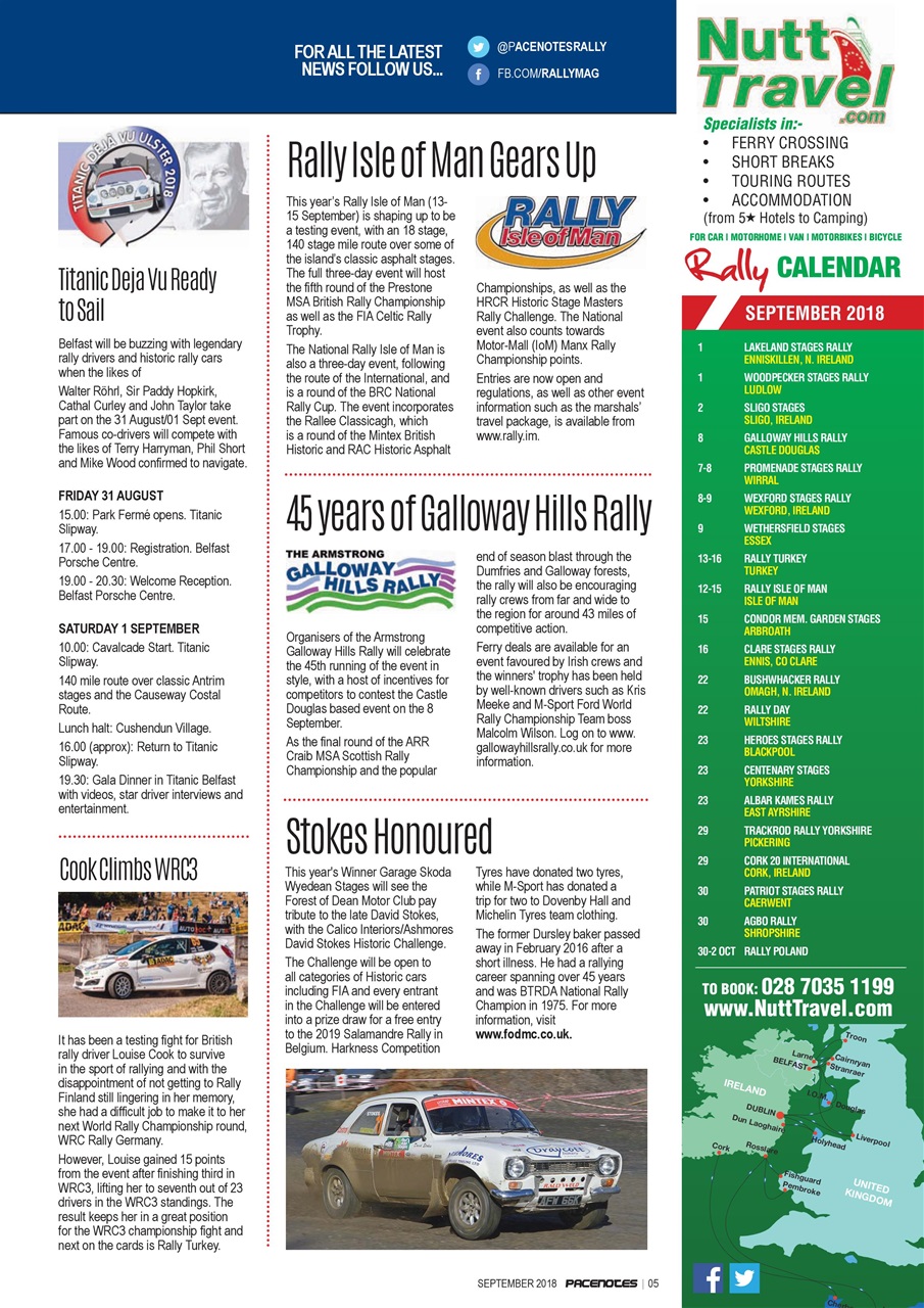 Pacenotes Rally magazine Preview Pages