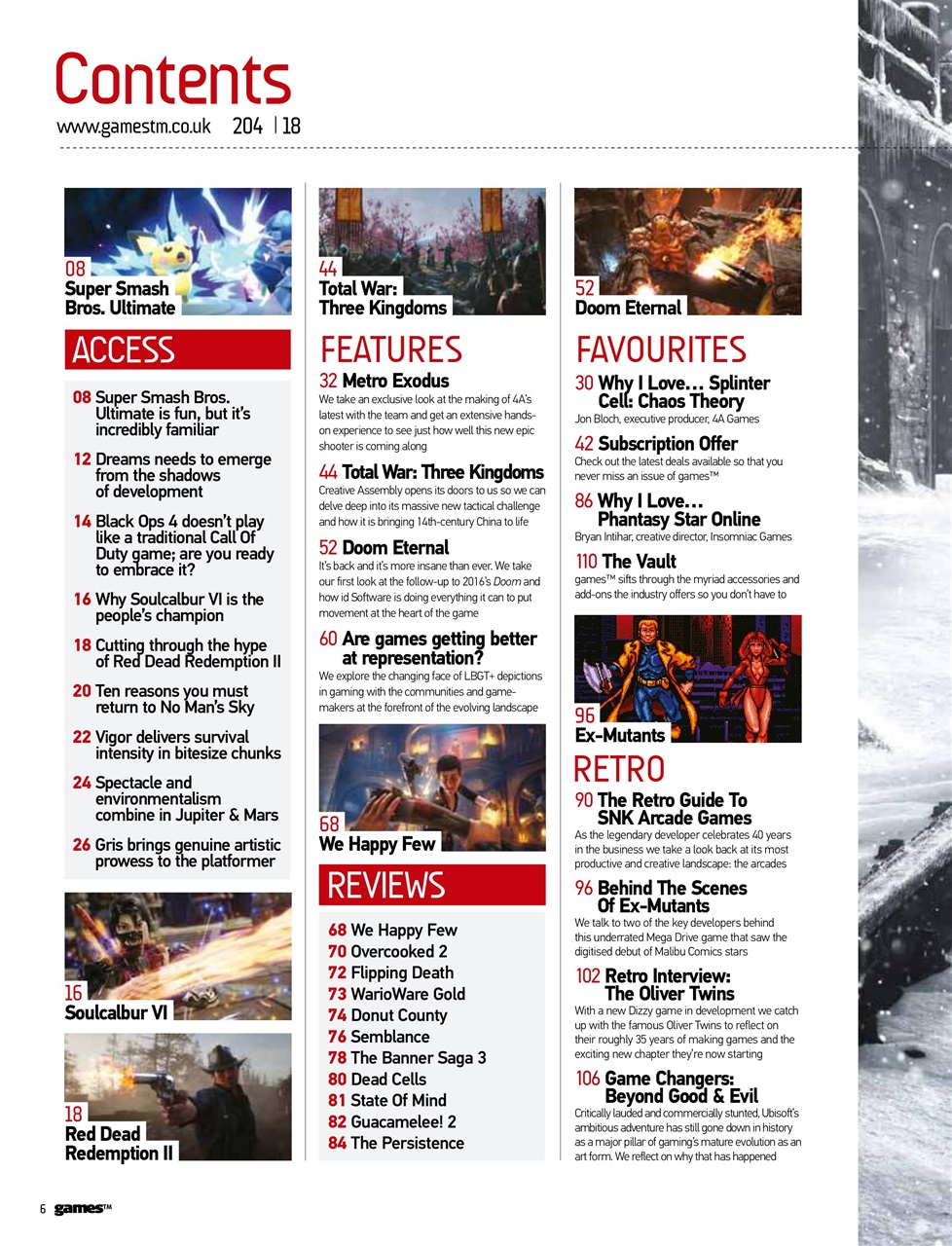 games (TM) Preview Pages