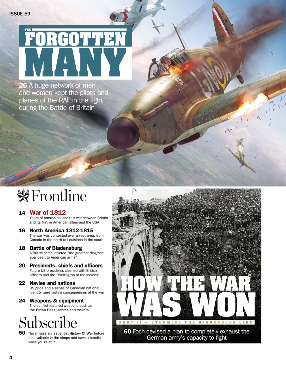 History of War Preview Pages