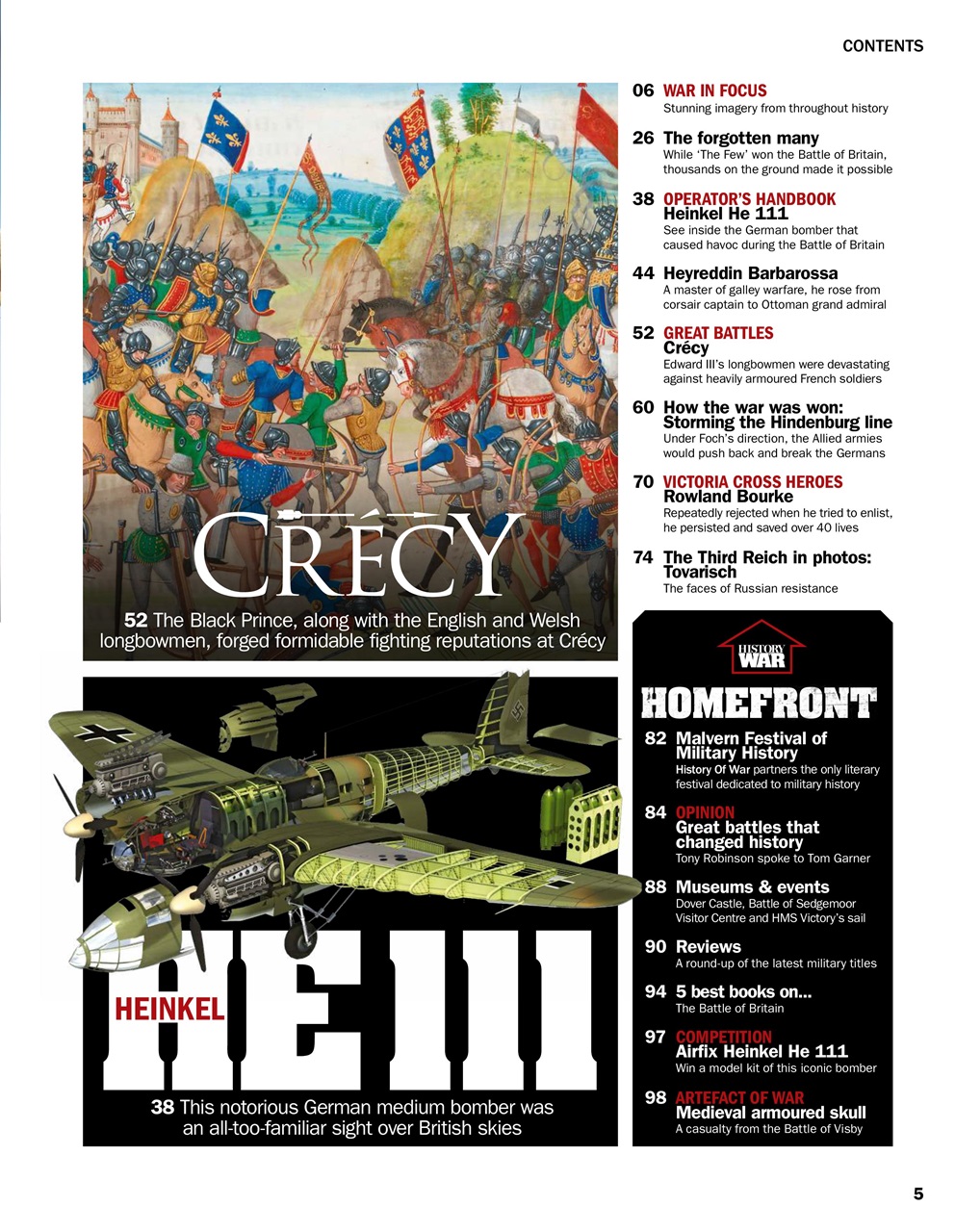 History of War Preview Pages