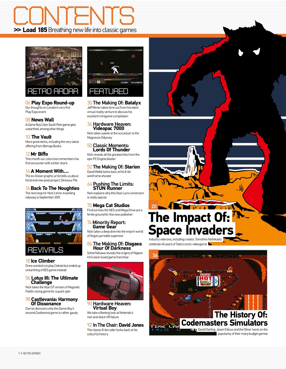 Retro Gamer Preview Pages