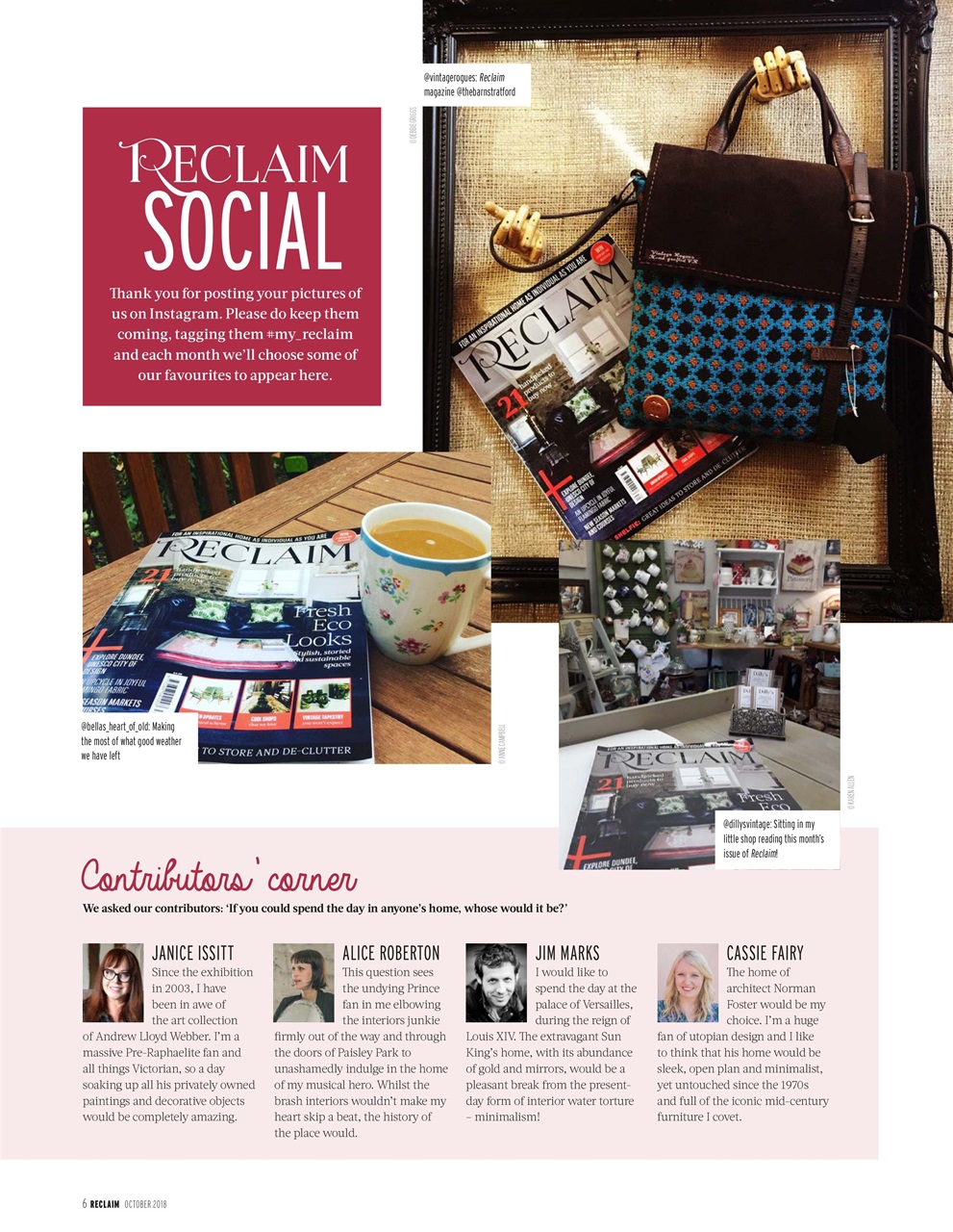 Reclaim Preview Pages