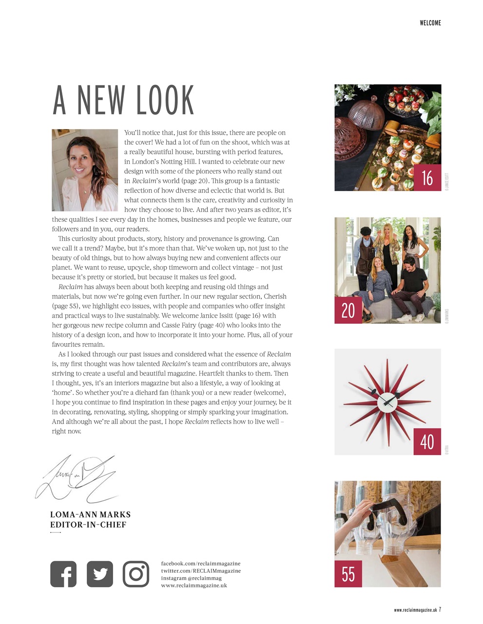 Reclaim Preview Pages