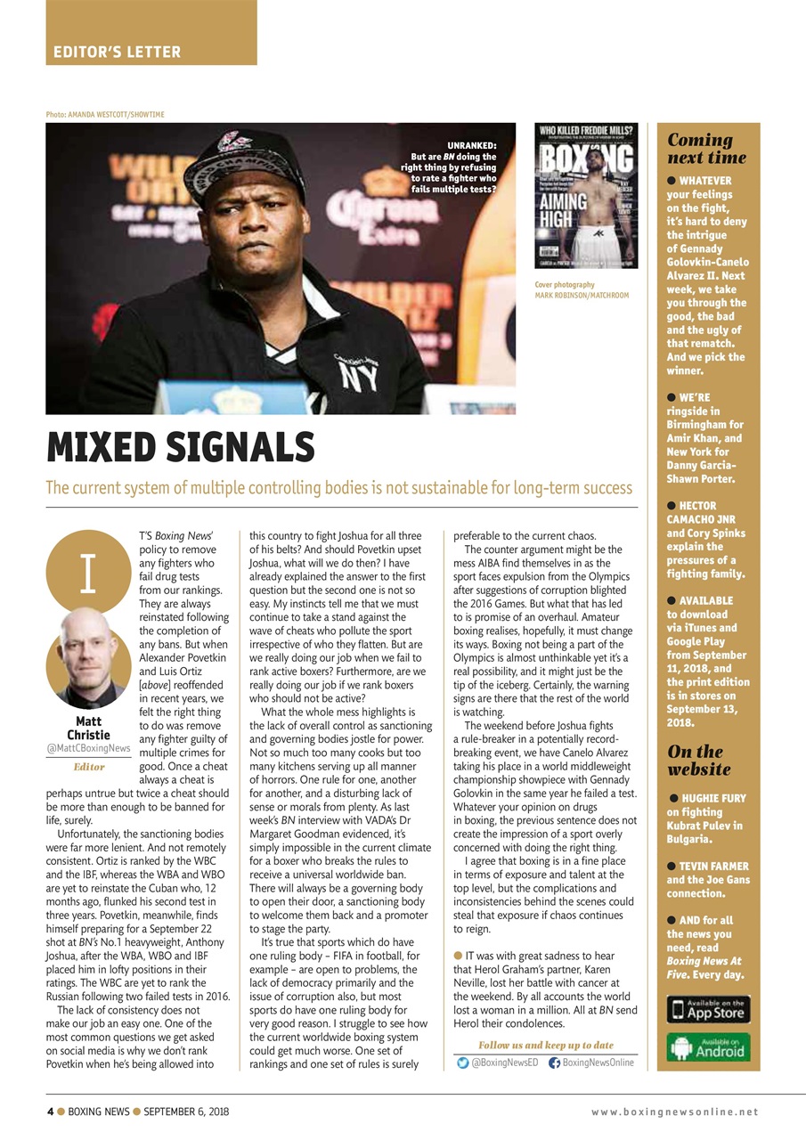 Boxing News Preview Pages