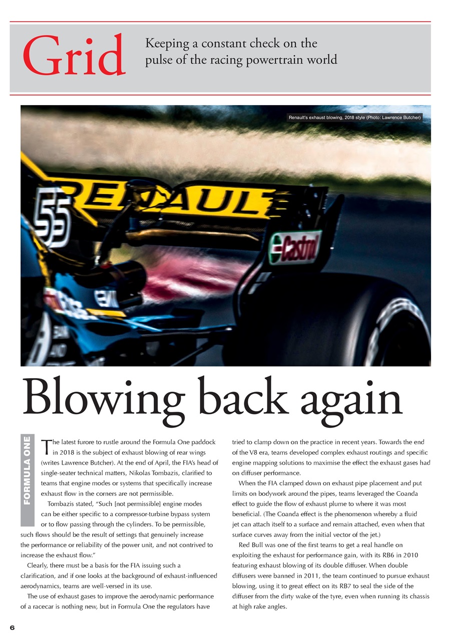 Race Engine Technology Preview Pages