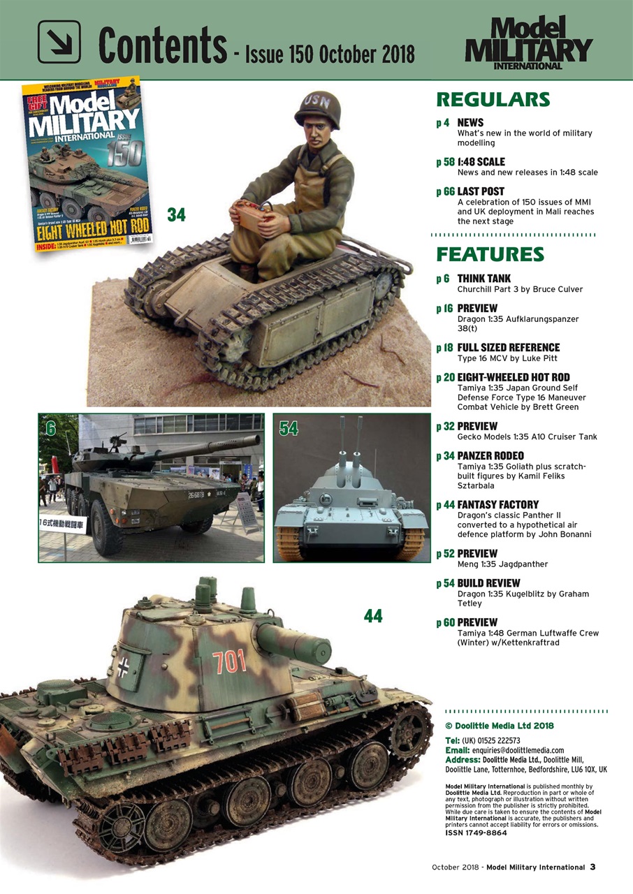 Military Modelling International Magazine Preview Pages