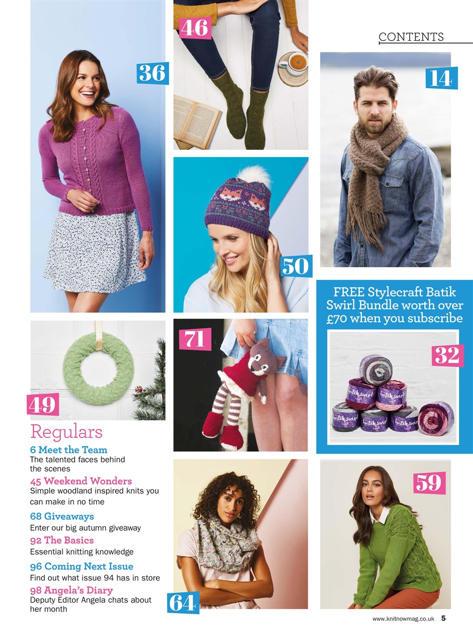 Knit Now Preview Pages