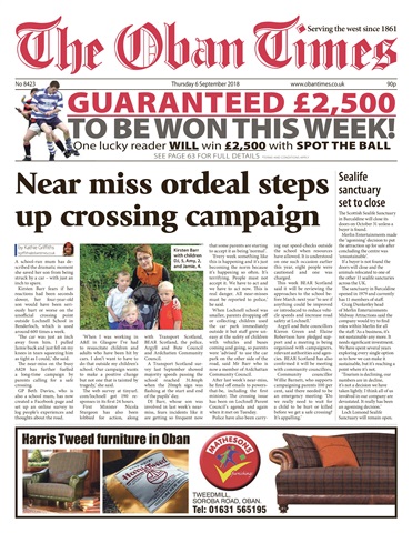 The Oban Times & Lochaber Times issue 6th September 2018