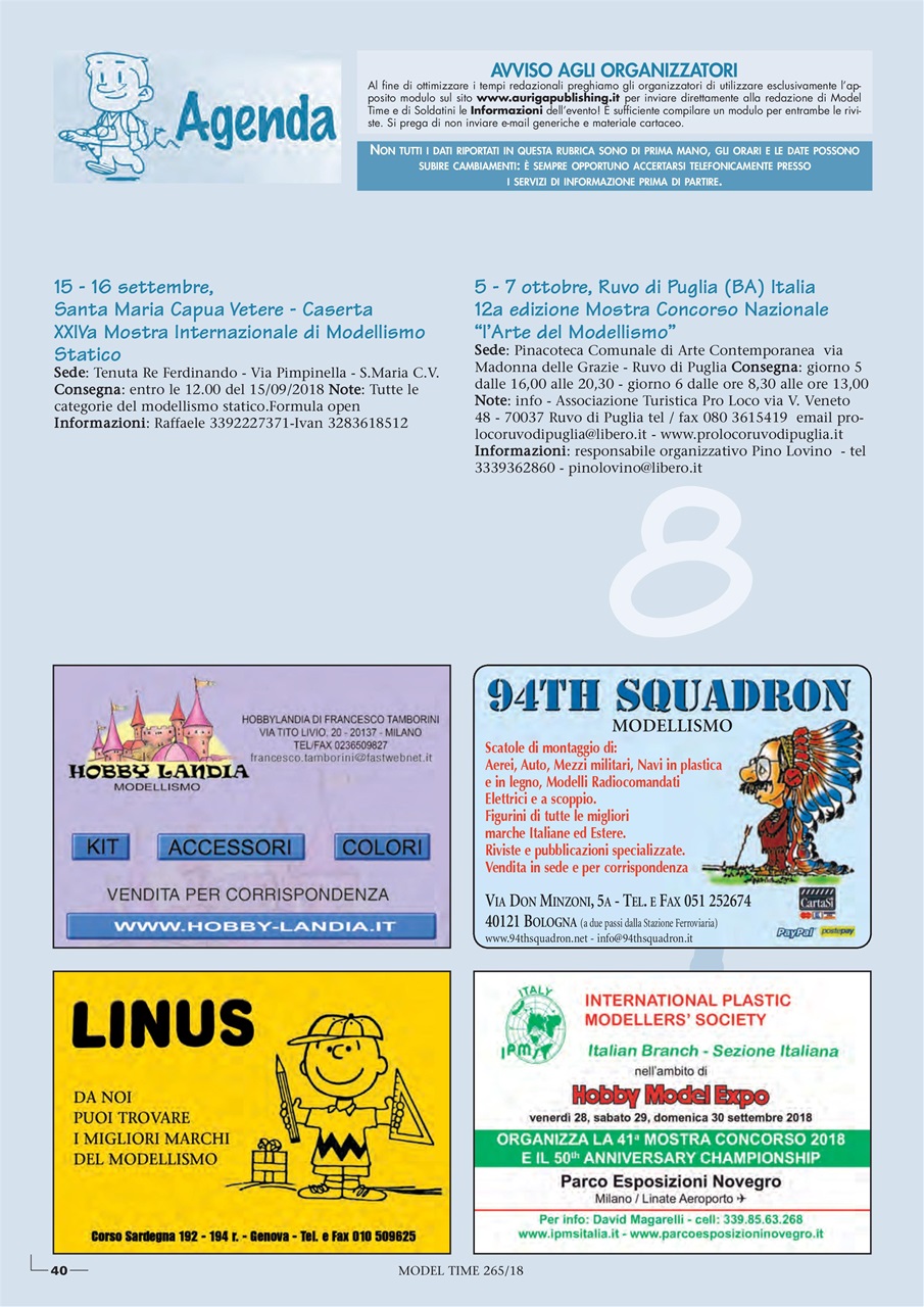 Model Time Preview Pages