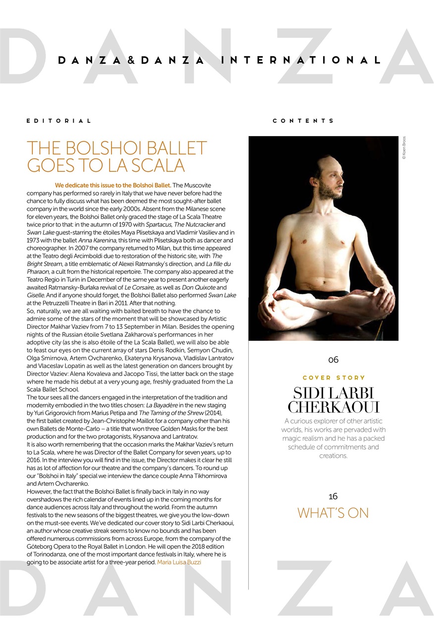 DANZA&DANZA International Preview Pages