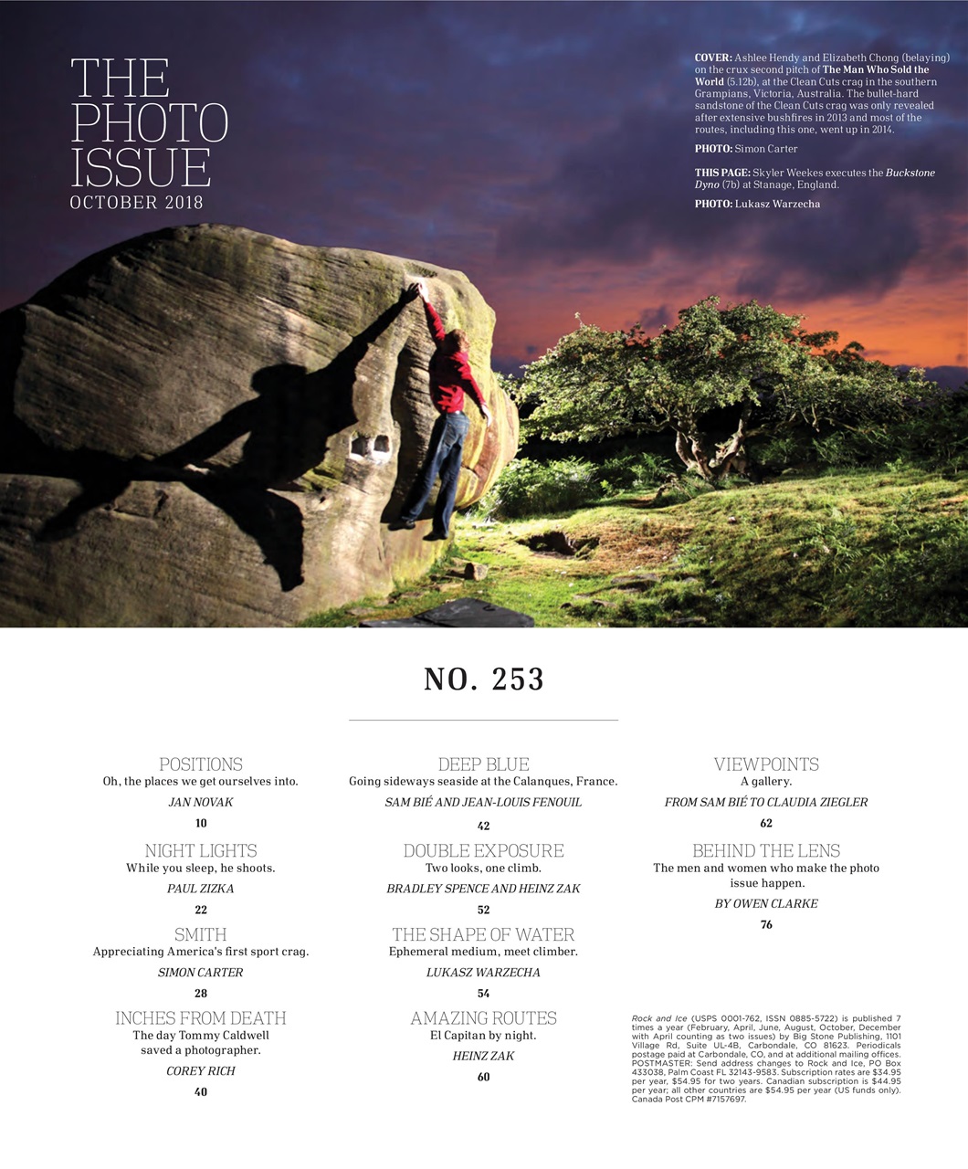 Rock and Ice Preview Pages