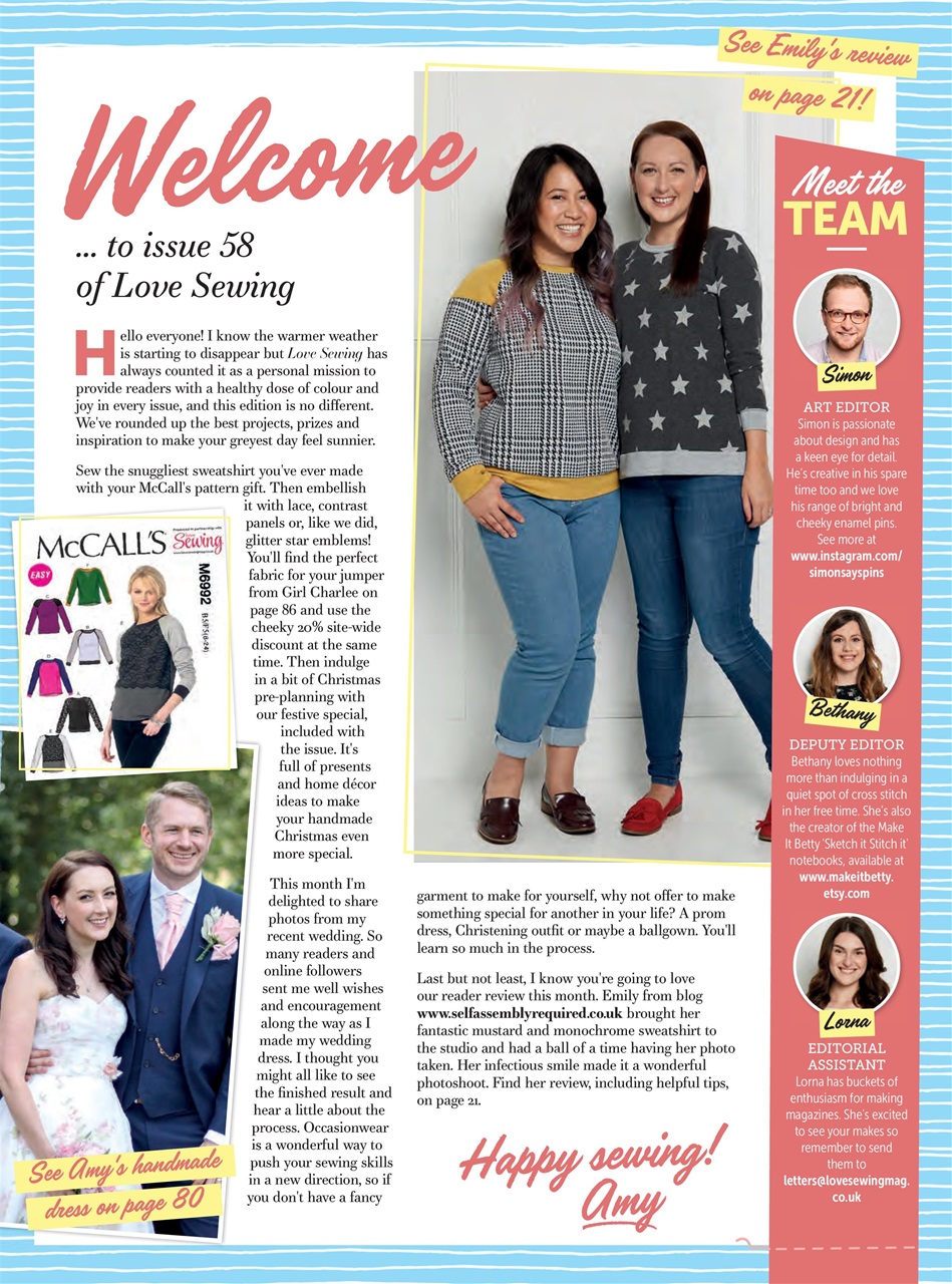 Love Sewing Preview Pages