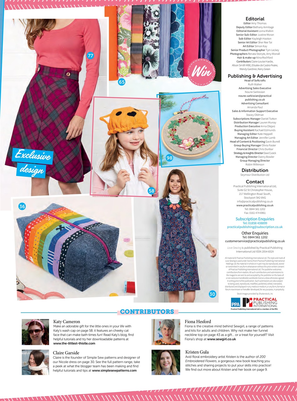 Love Sewing Preview Pages