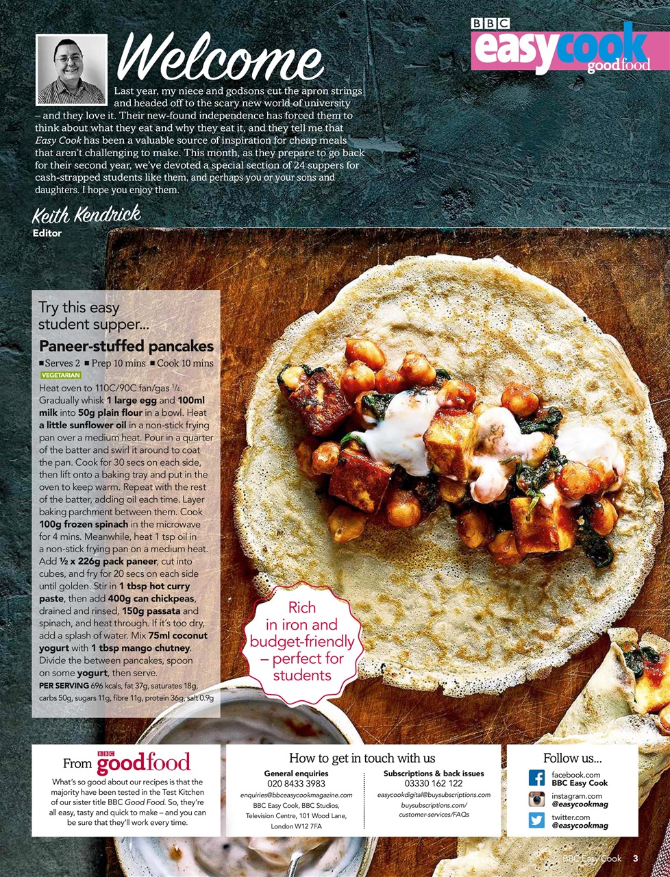 Easy Cook Magazine Preview Pages