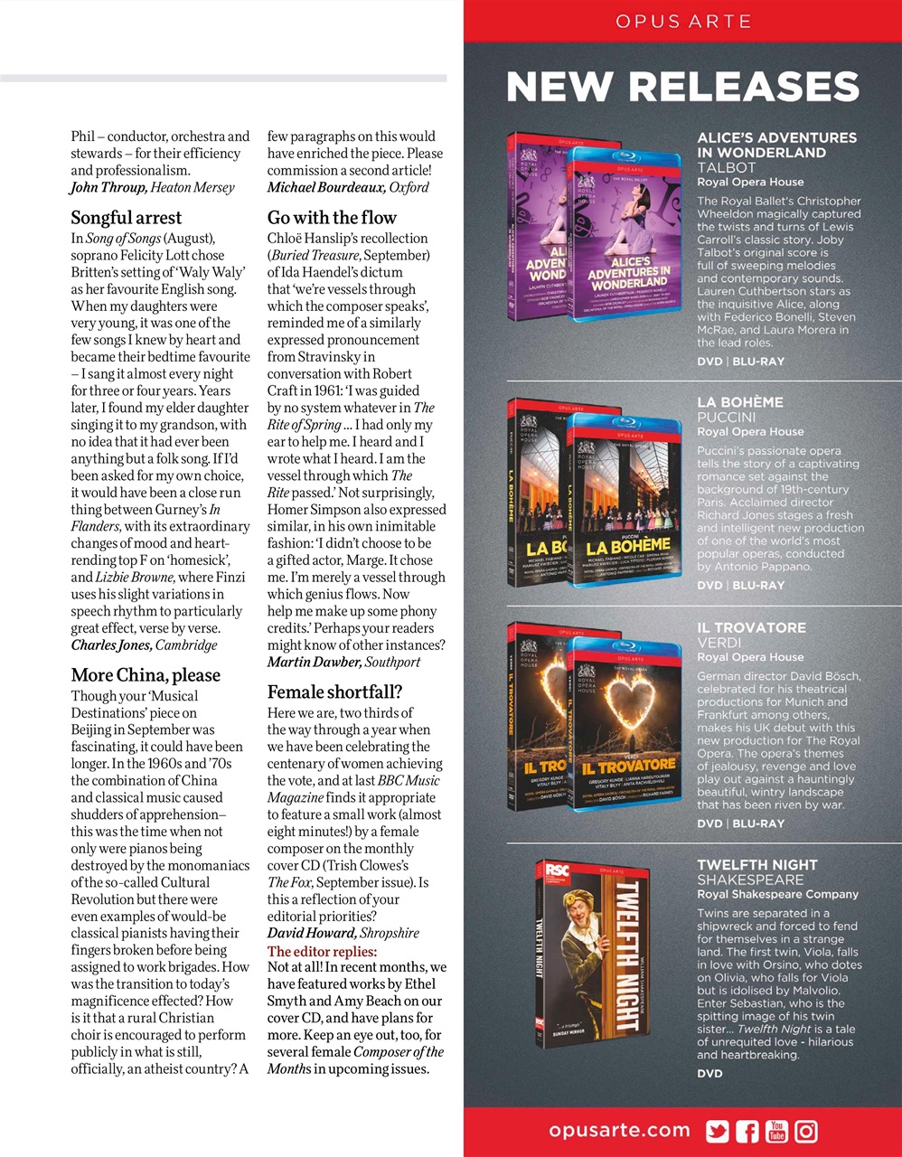 BBC Music Magazine Preview Pages