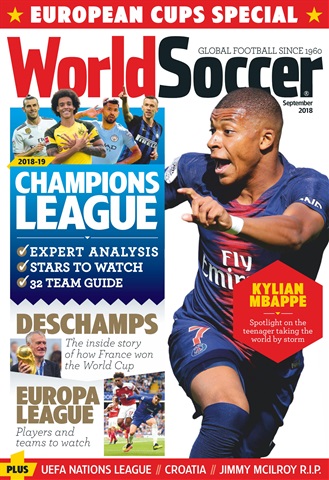 World Soccer issue September 2018
