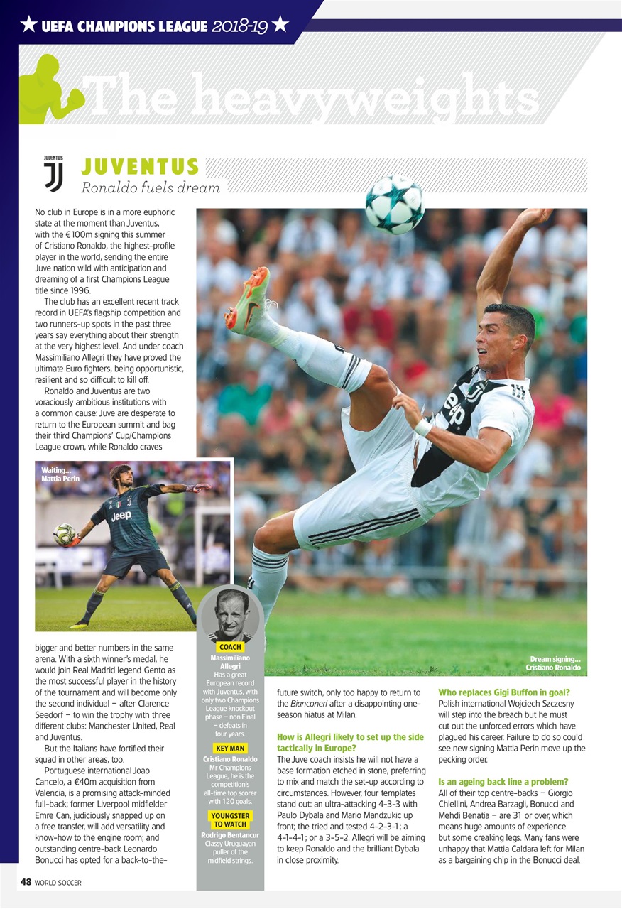 World Soccer Preview Pages