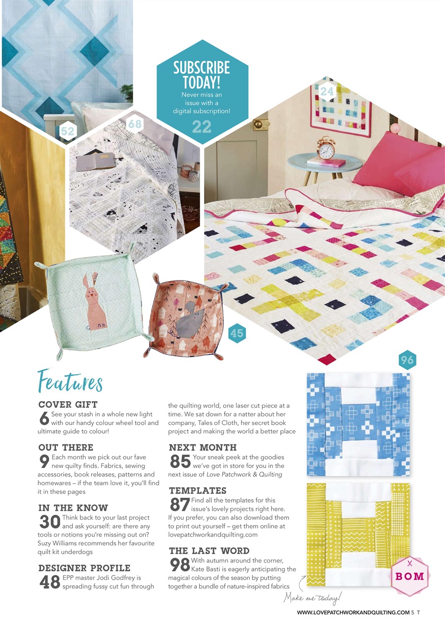 Love Patchwork & Quilting Preview Pages