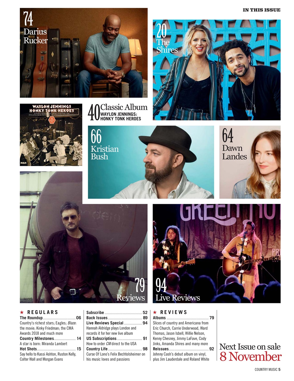 Country Music Preview Pages