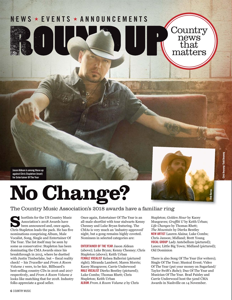 Country Music Preview Pages