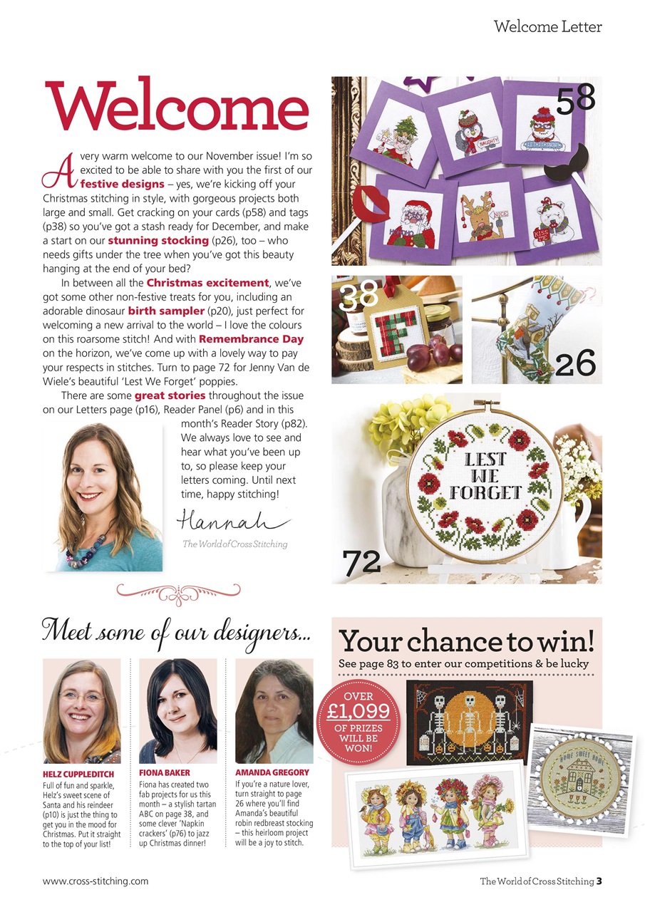 The World of Cross Stitching Preview Pages