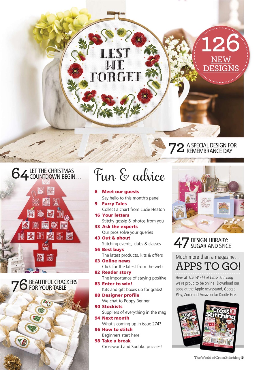 The World of Cross Stitching Preview Pages