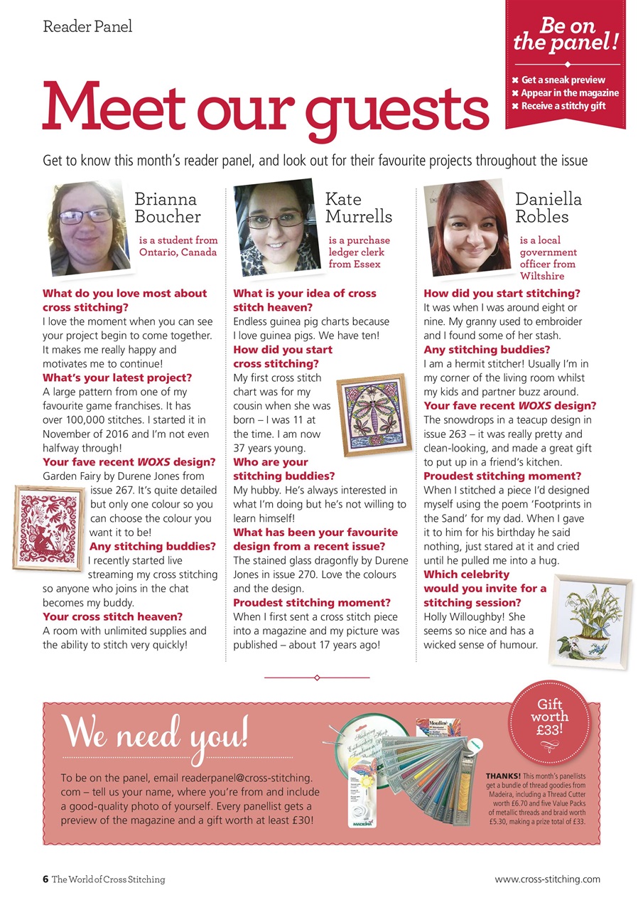 The World of Cross Stitching Preview Pages