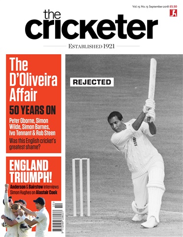 The Cricketer Magazine issue September 2018