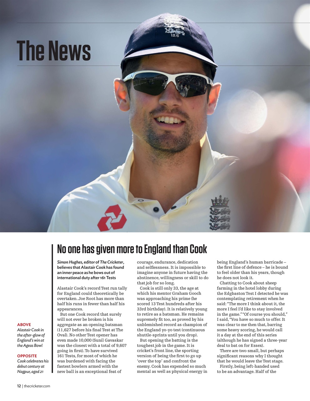 The Cricketer Magazine Preview Pages